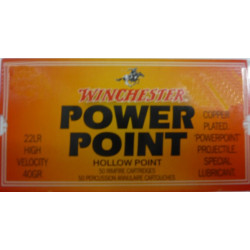 Náboje 22 LR Winchester Power Point HP 