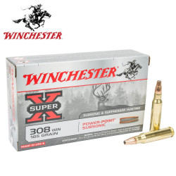 308 Win. Winchester SUBSONIC 185grs. - 20ks