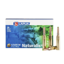 6,5x55SE Lapua Naturalis® 9,1g - 20ks