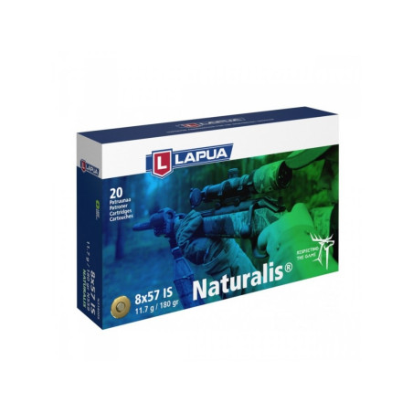 8x57JS Lapua Naturalis® 11,7g - 20ks