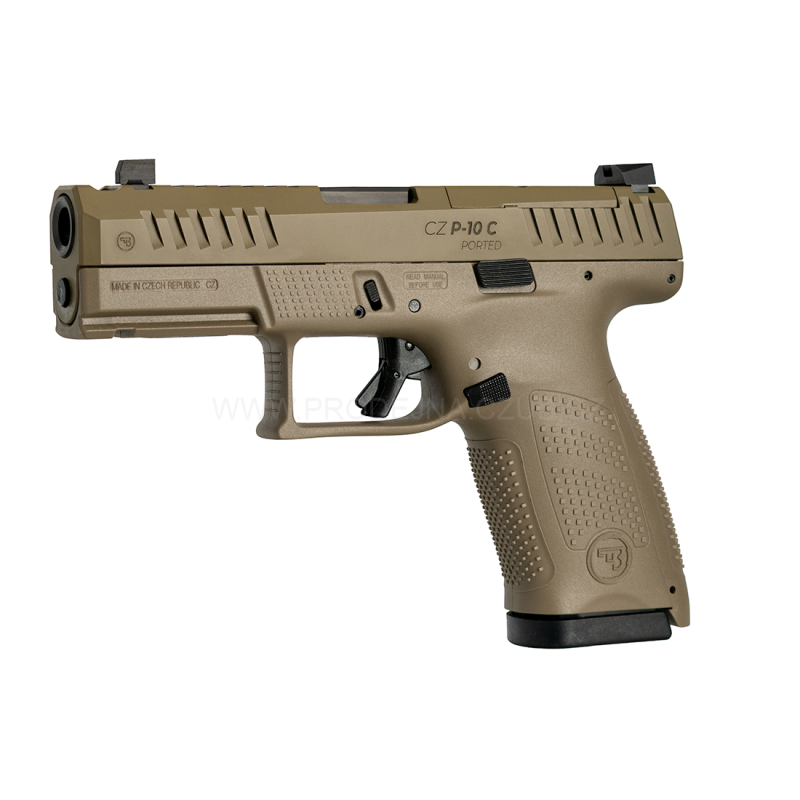 Pistole CZ  P-10 C PORTED FDE - 9mm Luger
